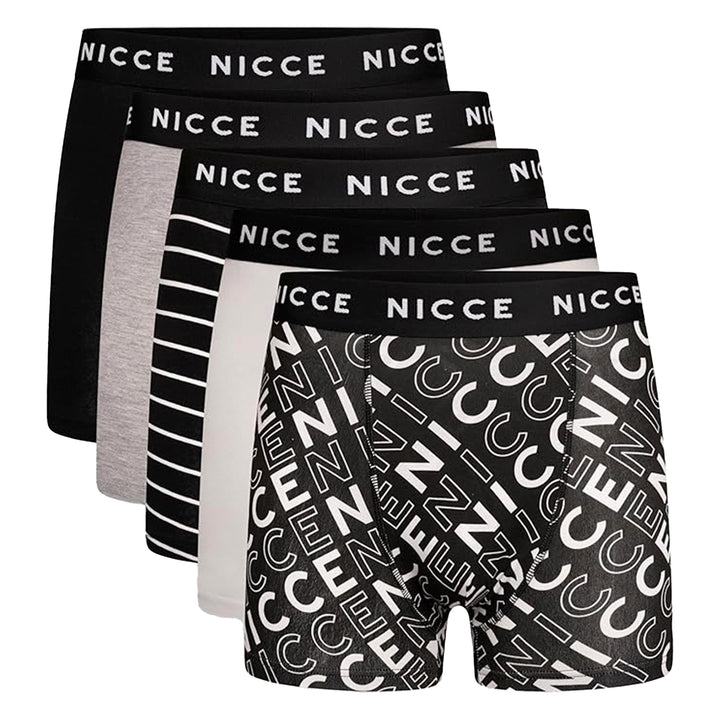 5 Pack Mens Boxers TALOX - Soft Breathable Cotton Everyday Underwear