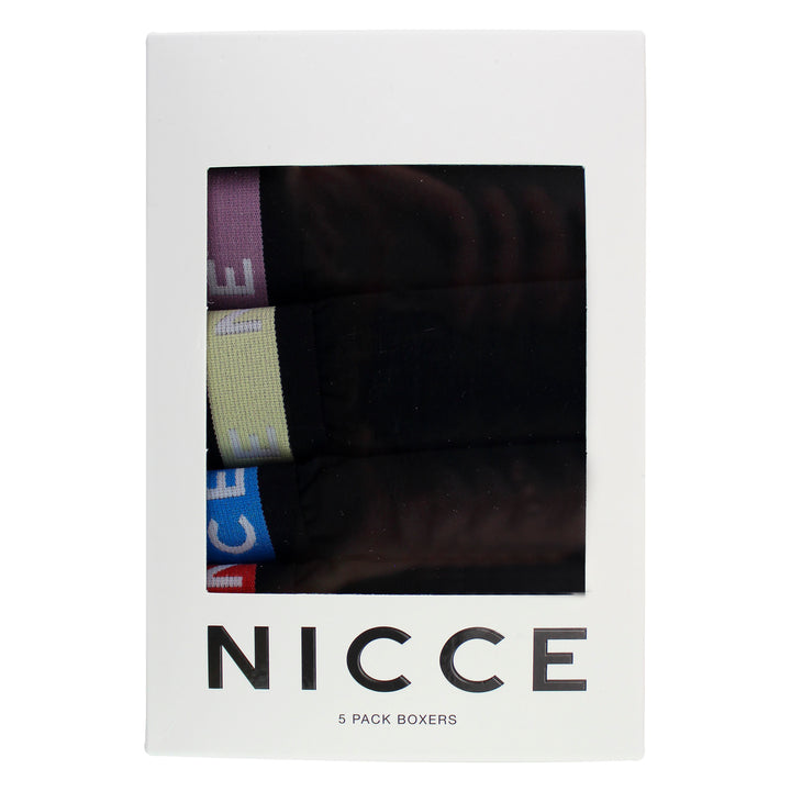 5 Pack Mens Boxers AMBRO - Soft Breathable Cotton Everyday Underwear