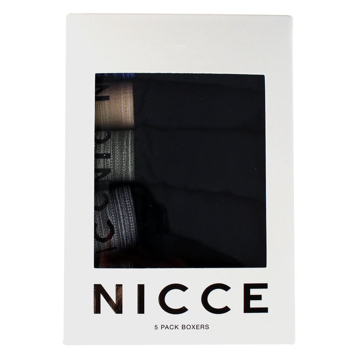 5 Pack Mens Boxers ADDRE - Soft Breathable Cotton Everyday Underwear