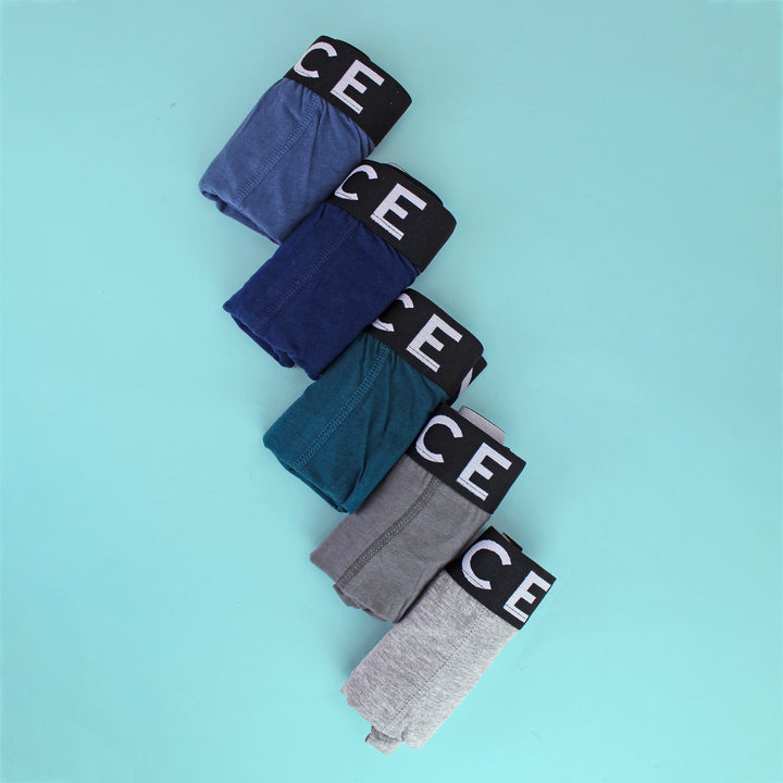 5 Pack Mens Boxers DILLOW - Soft Breathable Cotton Everyday Underwear