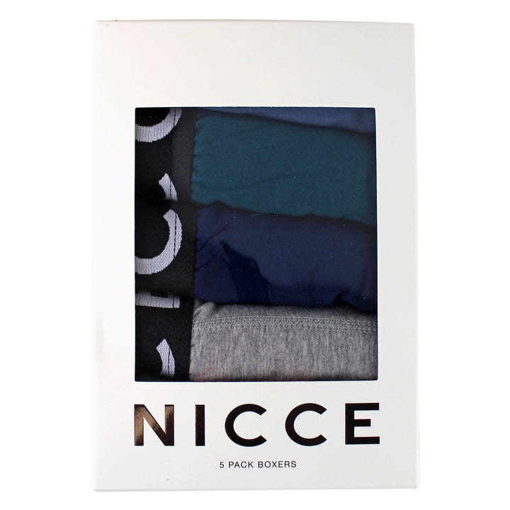 5 Pack Mens Boxers DILLOW - Soft Breathable Cotton Everyday Underwear