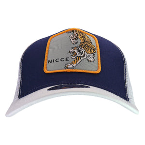 Mens Tiger Print Cotton Cap | Lightweight Breathable One Size Casual Hat