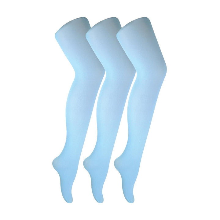 Ladies 3 Pair 40 Denier Comfortable Soft Bright Pastel Coloured Tights