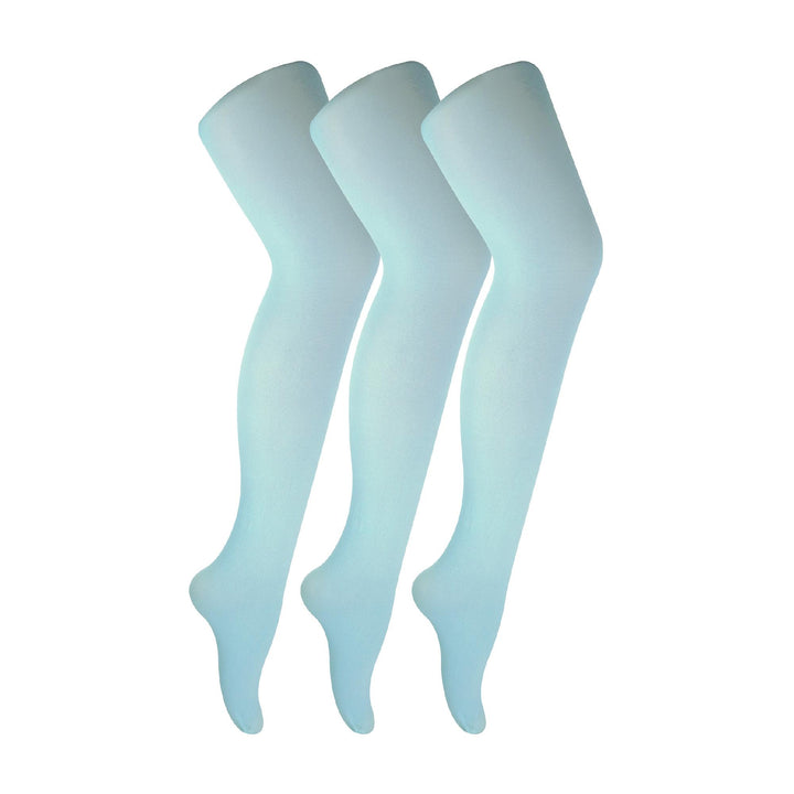 Ladies 3 Pair 40 Denier Comfortable Soft Bright Pastel Coloured Tights