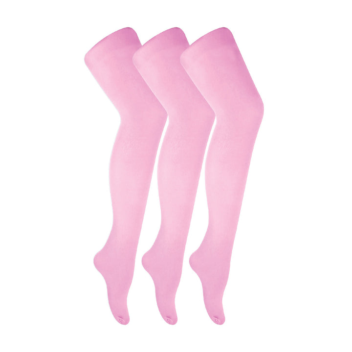 Ladies 3 Pair 40 Denier Comfortable Soft Bright Pastel Coloured Tights