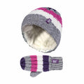 3-6 ans / Rayures grises/violettes