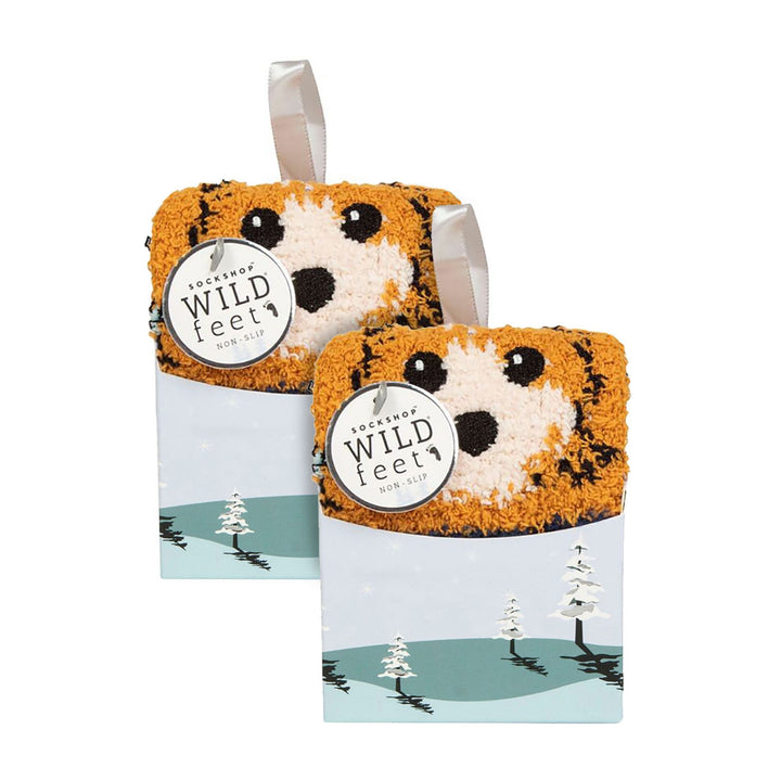 2 Pack Ladies Cozy Bed Socks in Gift Box | Warm Fleece Fluffy Lounge Socks