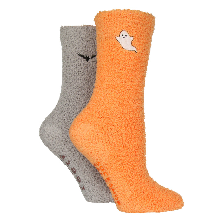 4 Pack Ladies Fleece Thermal Slipper Lounge Bed Socks for Ultimate Comfort