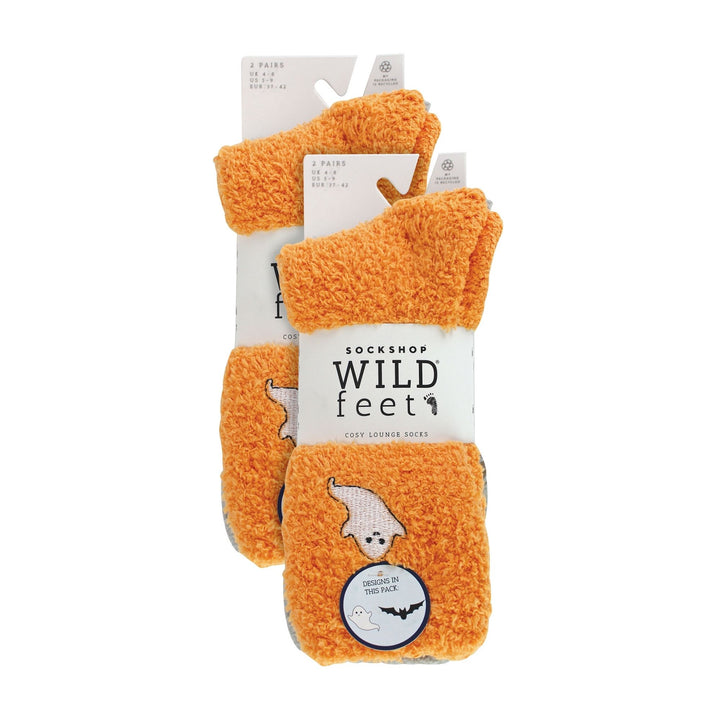 4 Pack Ladies Fleece Thermal Slipper Lounge Bed Socks for Ultimate Comfort