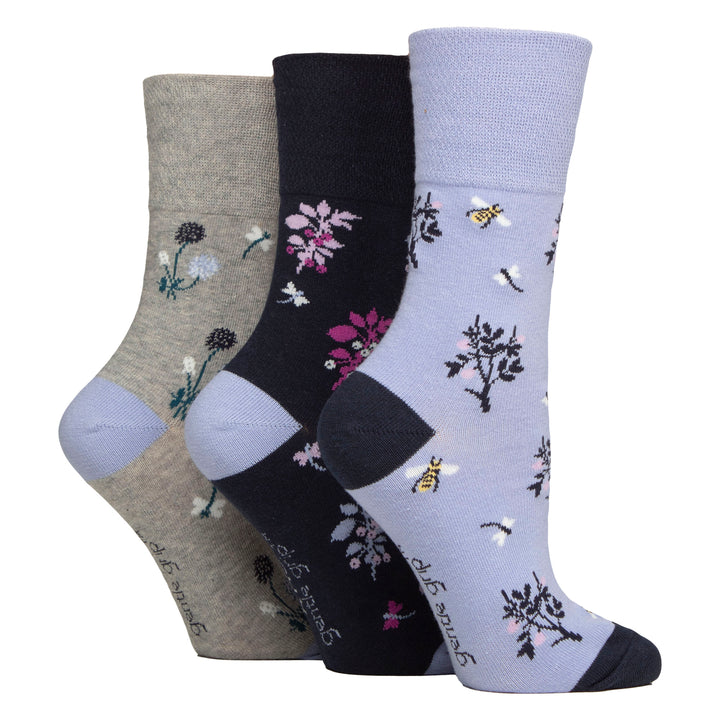 6 Pairs Ladies Non Elastic Soft Top Diabetic Socks