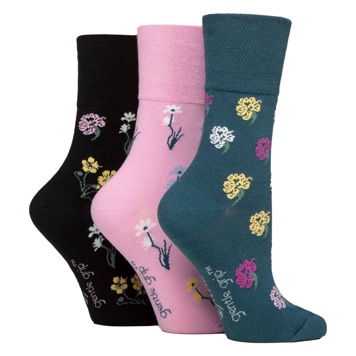 6 Pairs Ladies Non Elastic Soft Top Diabetic Socks