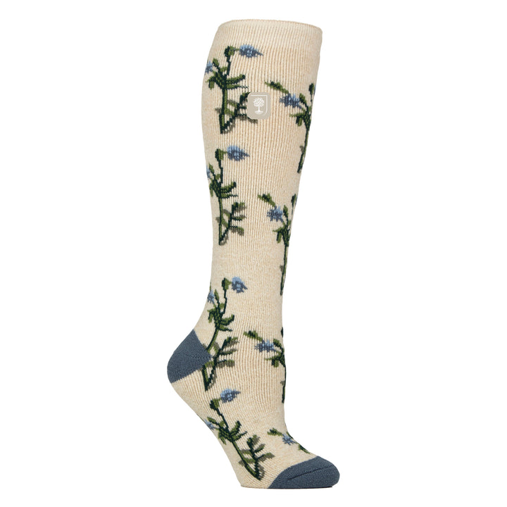 Long Wellington Boots Socks For Women | Floral Welly Socks