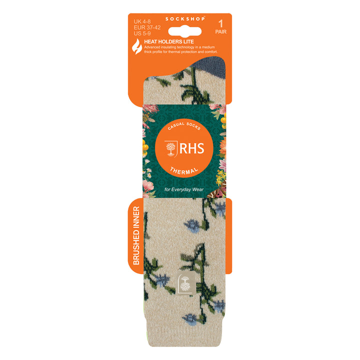 Long Wellington Boots Socks For Women | Floral Welly Socks