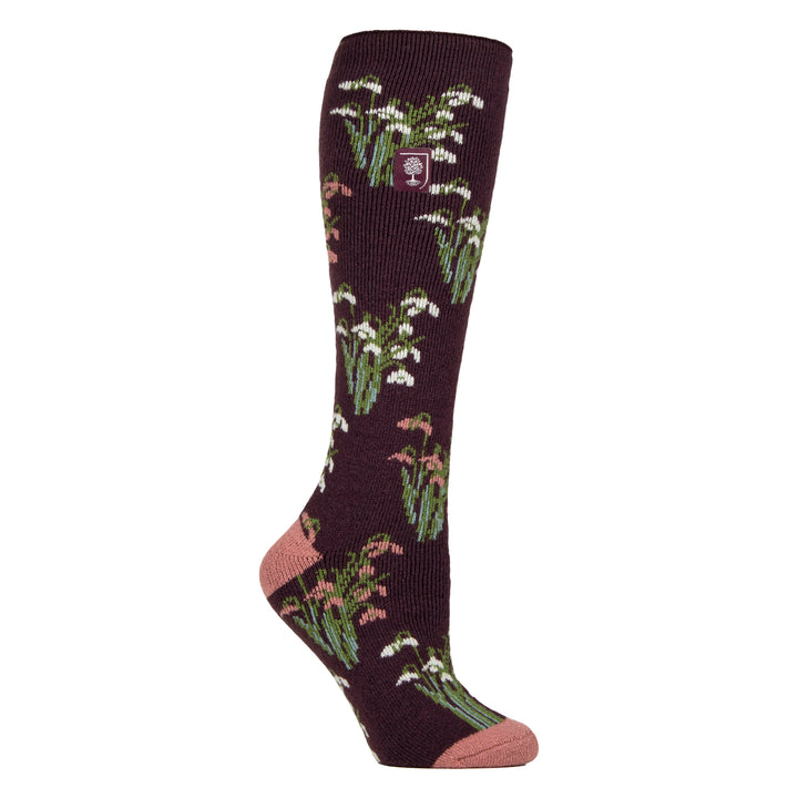 Long Wellington Boots Socks For Women | Floral Welly Socks