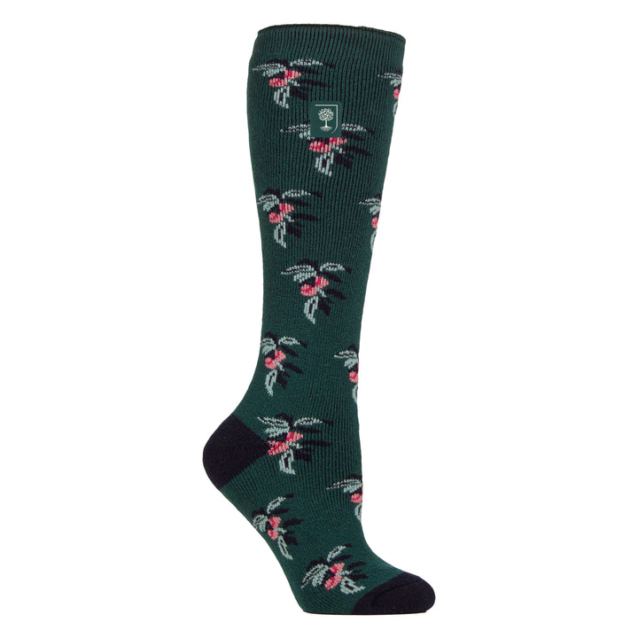 Long Wellington Boots Socks For Women | Floral Welly Socks