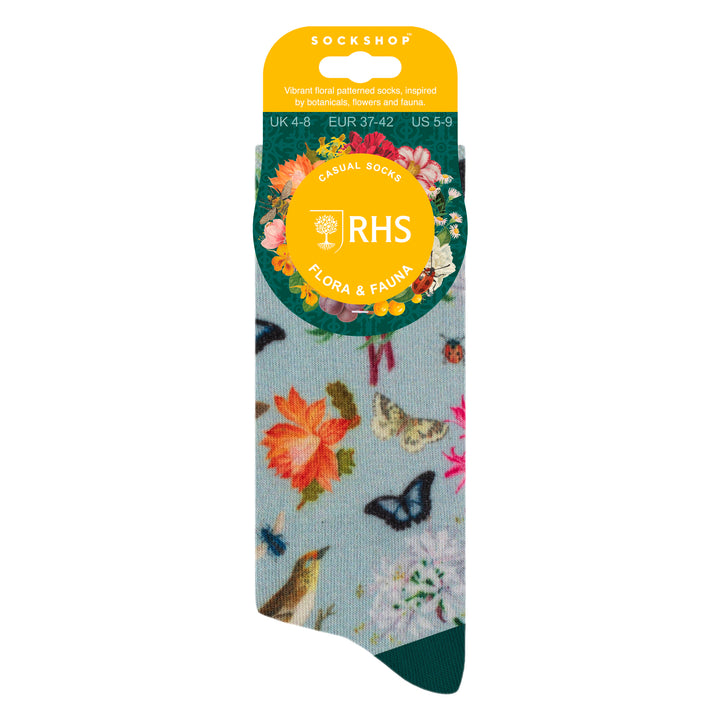 Ladies Novelty Socks | Funny Colourful Floral Patterned Socks 4-7 UK