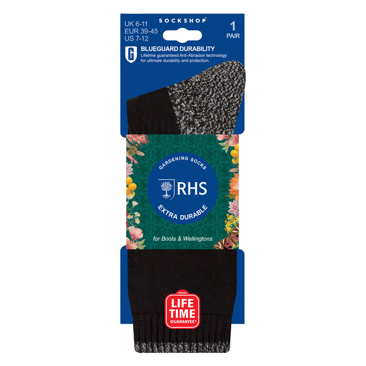 Mens Heavy Duty Thick Boot Socks | Long Lasting Gardening Crew Socks