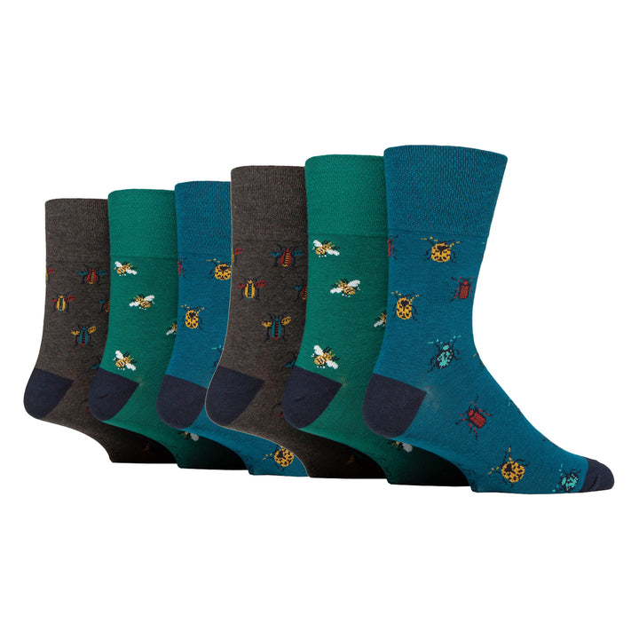 6 Pairs Soft Top Non Elastic Diabetic Socks For Men