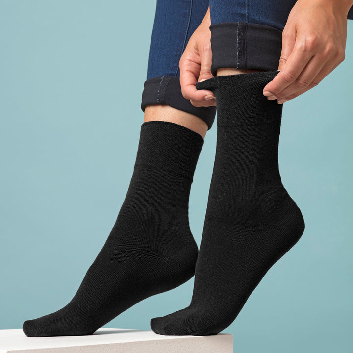 3 Pack Ladies and Mens Non Elastic Sport Socks