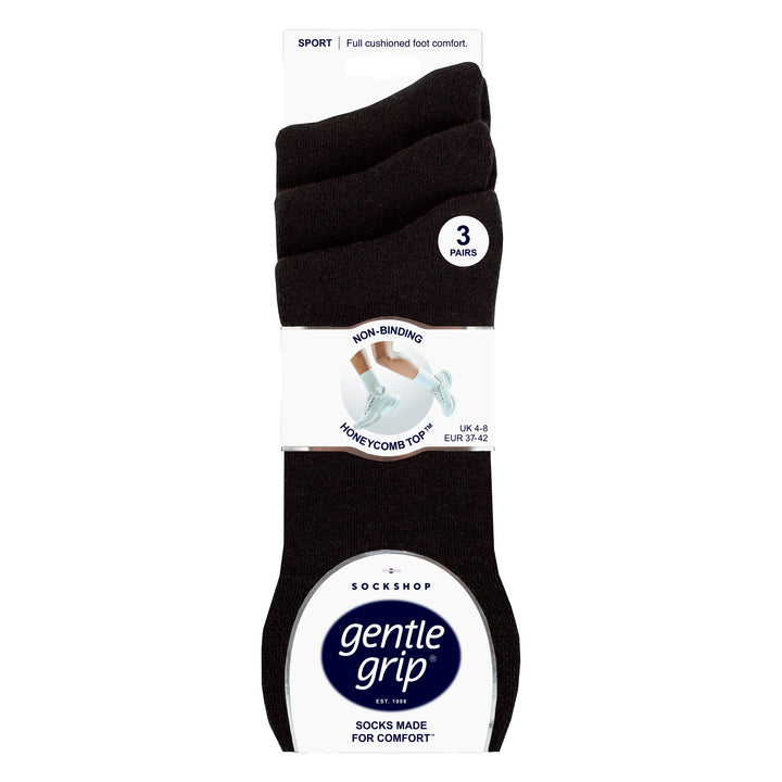 3 Pack Ladies and Mens Non Elastic Sport Socks