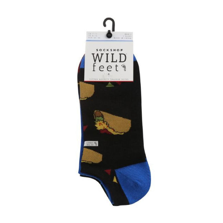 Men's Funky Design Trainer Liner Ankle Socks - 3, 6, Or 12 Pairs, UK Sizes 6-11