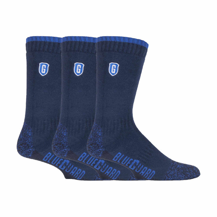 3 Pack Mens Ultra Durable Work Socks: Heavy Duty for Steel Toe Boots