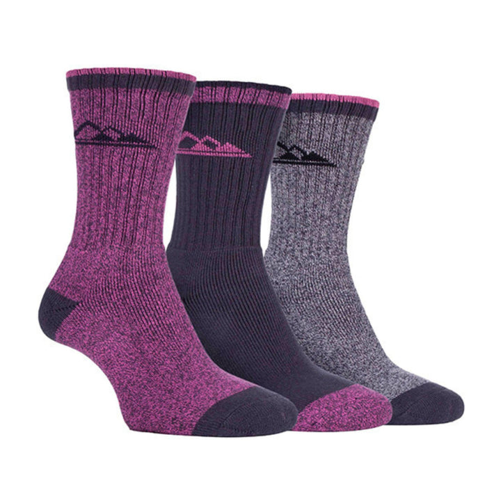 3 Pack Ladies Lightweight Hiking Socks with Arch Support