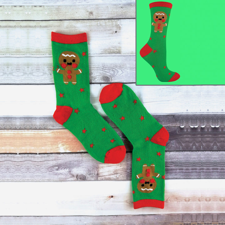 4 Pairs Kids Christmas Novelty Cotton Rich Socks