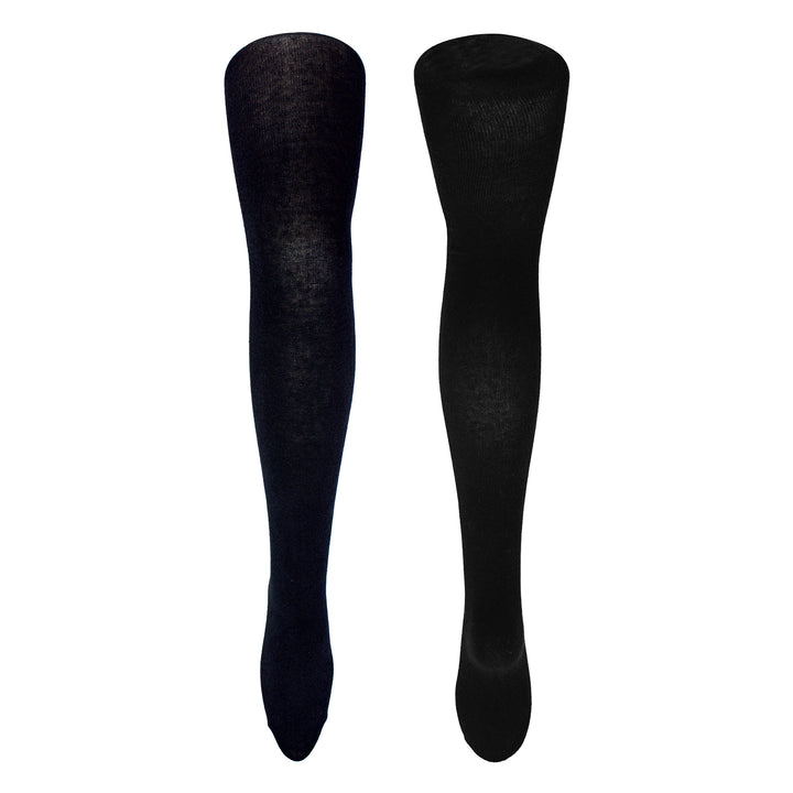 12 Pair Girls Soft & Comfy Plain Opaque School Uniform Tights