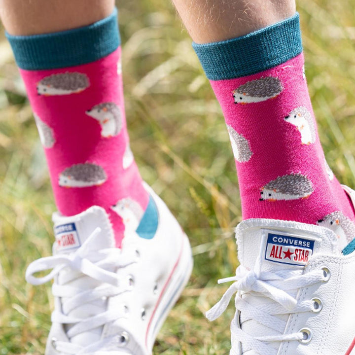 1 Pack Ladies Novelty Piglet Bamboo Socks