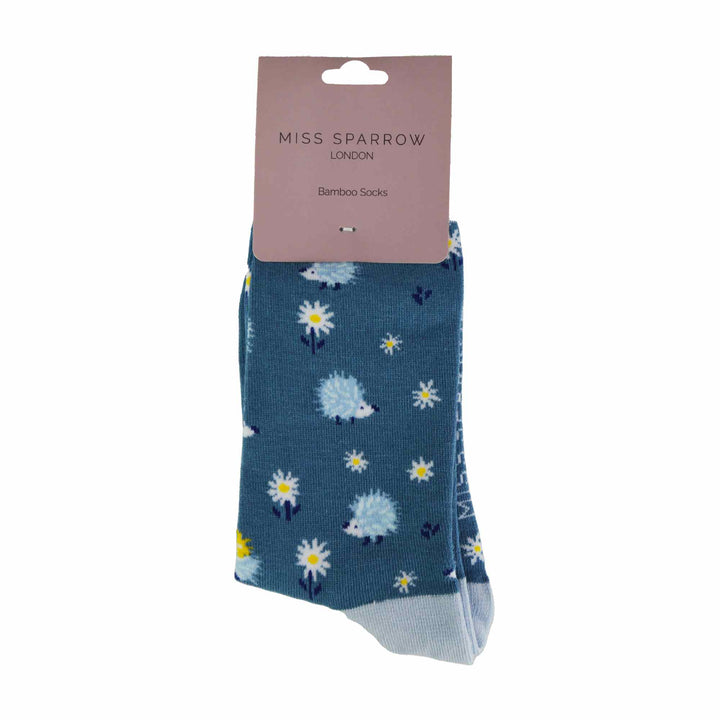 1 Pack Ladies Novelty Hedgehog Bamboo Socks