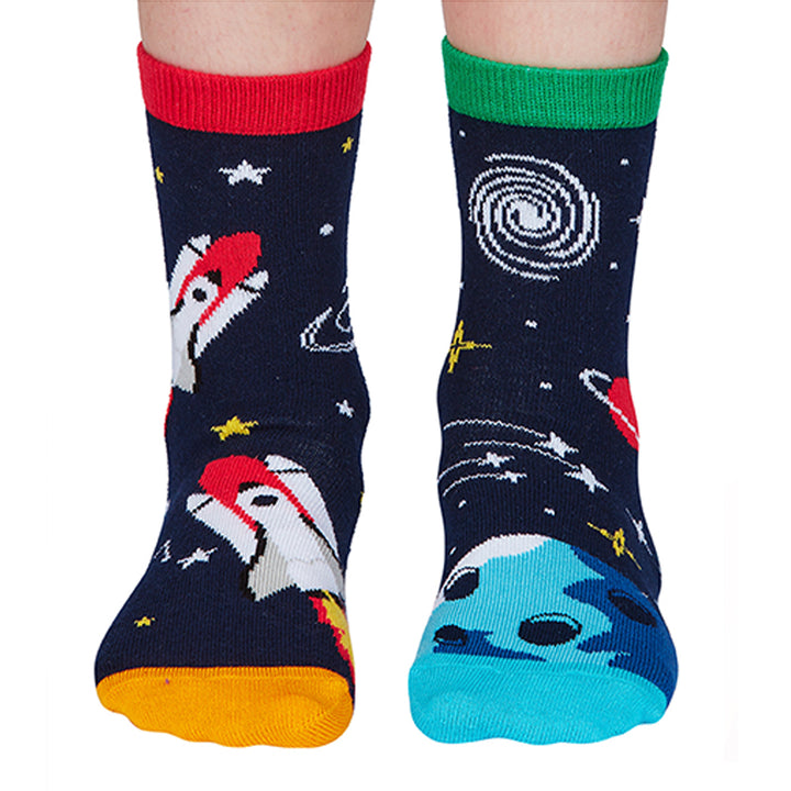Physics Socks Rockets Boys Space Socks | Novelty Solar System Rockets Print Socks | United ...
