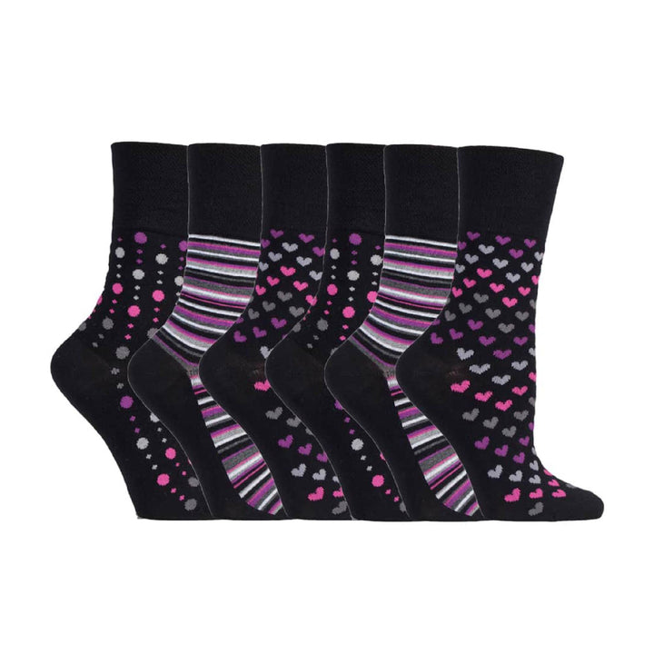 Gentle Grip Ladies pack non elastic loose top bamboo socks