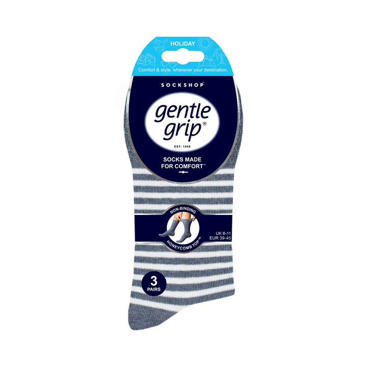 Lot de 6 paires de chaussettes amples non élastiques à motifs pour homme
