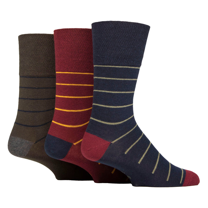Lot de 6 paires de chaussettes amples non élastiques à motifs pour homme
