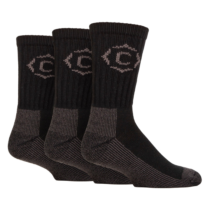 Mens Heavy Duty Durable Cushioned Hiking Socks with Reinforced Heel & Toe