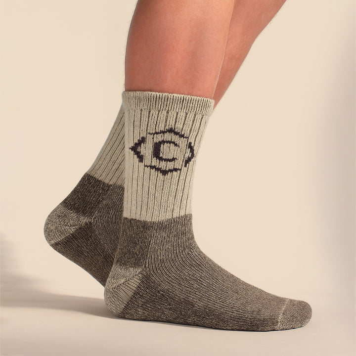 Mens Heavy Duty Durable Cushioned Hiking Socks with Reinforced Heel & Toe