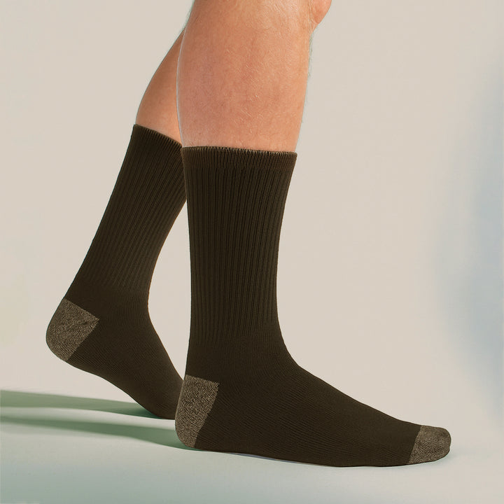 6 Pairs Mens Water Repellent Midweight Outdoor Socks for Hiking & Walking