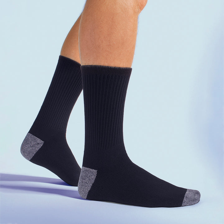 6 Pairs Mens Water Repellent Midweight Outdoor Socks for Hiking & Walking