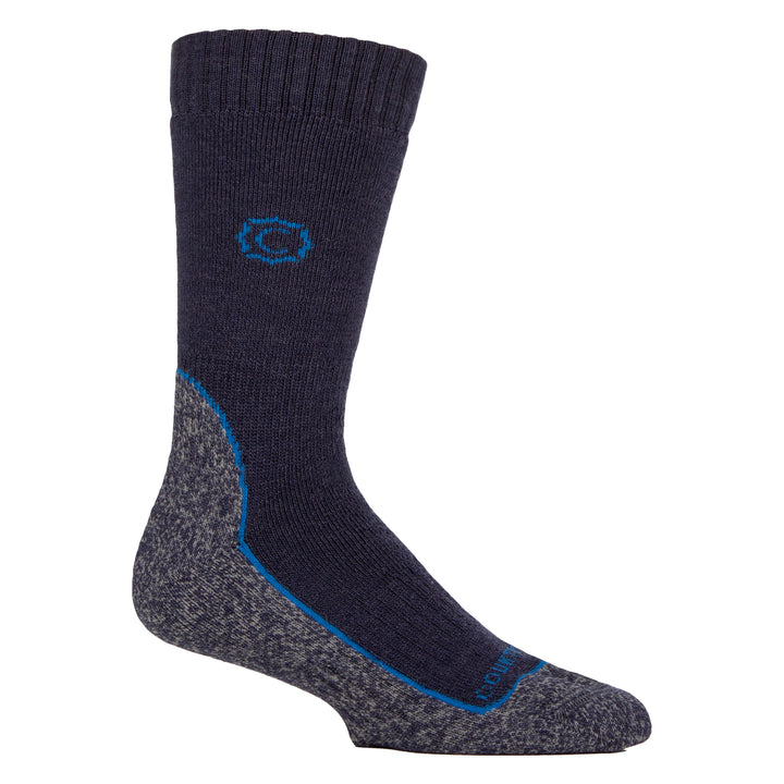 Mens Wool Blend Cushioned Walker Socks for Hiking & Outdoor Comfort
