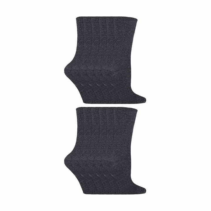 12 Pair Kids Breathable Bamboo Plain Socks for School