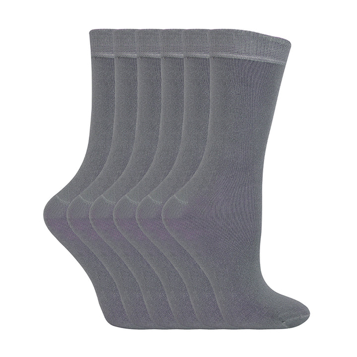 6 Pack Girls & Boys Super Soft Breathable Organic Bamboo Socks