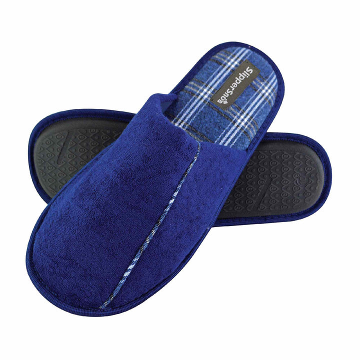 Mens Mule Slippers UK Slip On Style Slippers by Slipper Snob