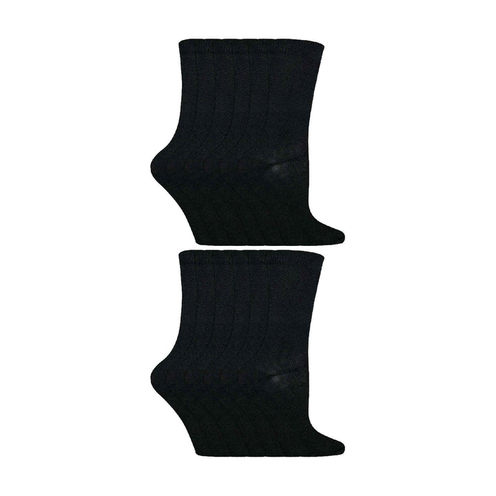 12 Pair Kids Soft Cotton Colourful Casual Plain Dress Socks