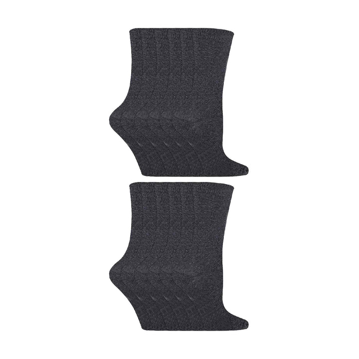 12 Pair Kids Soft Cotton Colourful Casual Plain Dress Socks