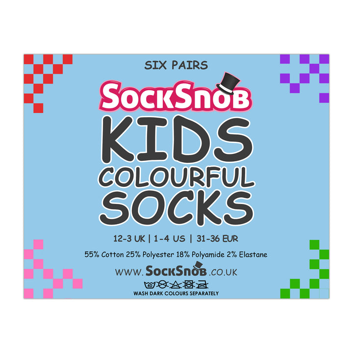 Multipack of Kids Cotton Rich Socks | School Socks for Boys & Girls