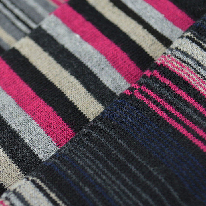 12 Pair Mens Colourful Cotton Striped Patterned Dress Socks