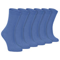 4-7 Royaume-Uni / Bleu denim / Paquet de 6