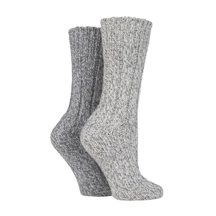 2er-Pack Unisex-Socken aus dicker, schwerer Wolle für den Winter und warme Wanderstiefel