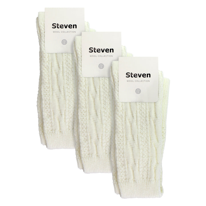 3 Pairs Ladies Extra Long Thigh High Over The Knee Wool Socks